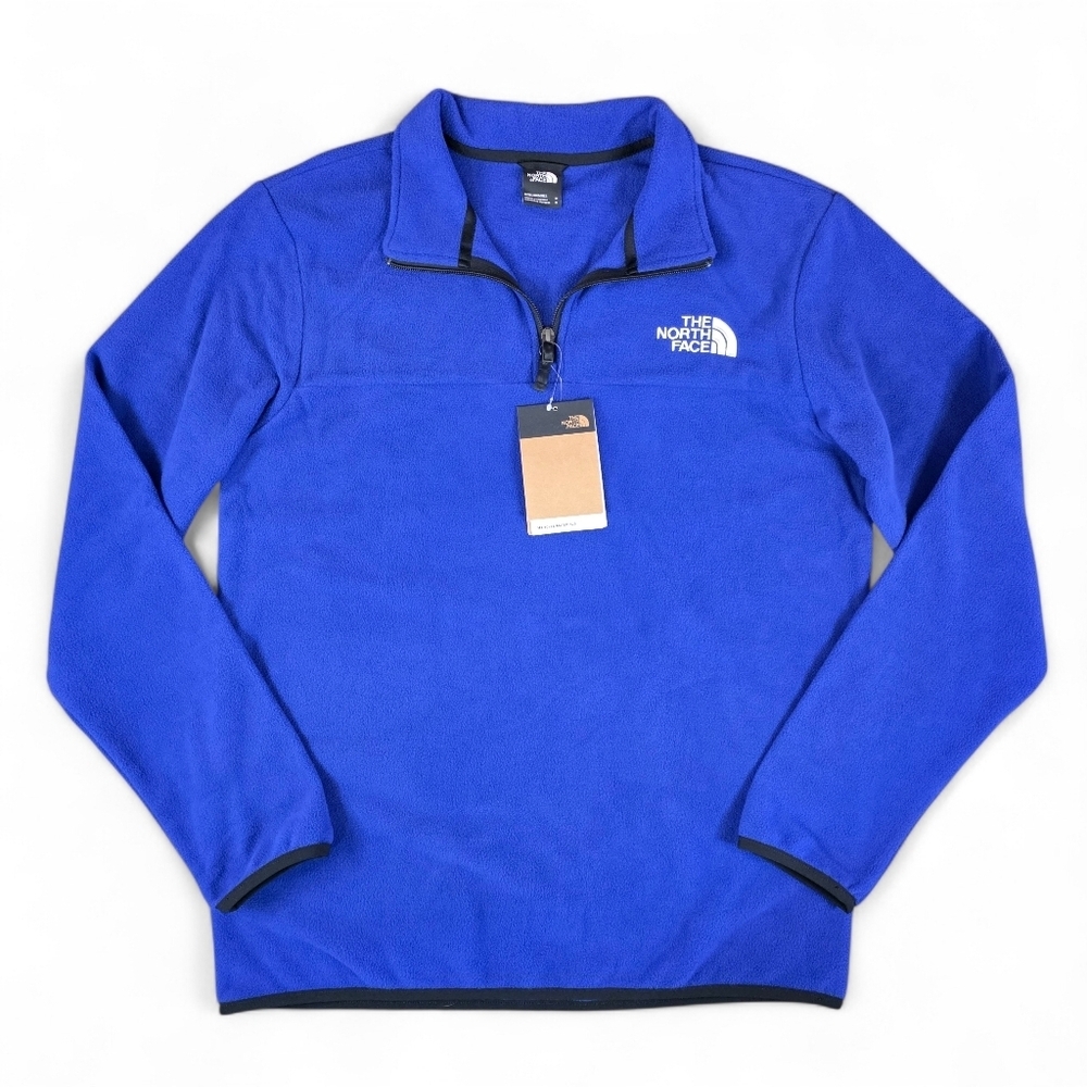 The North Face Anchor 1/4 Zip Fleece Pullover Lapis Blue Men’s Medium NWT